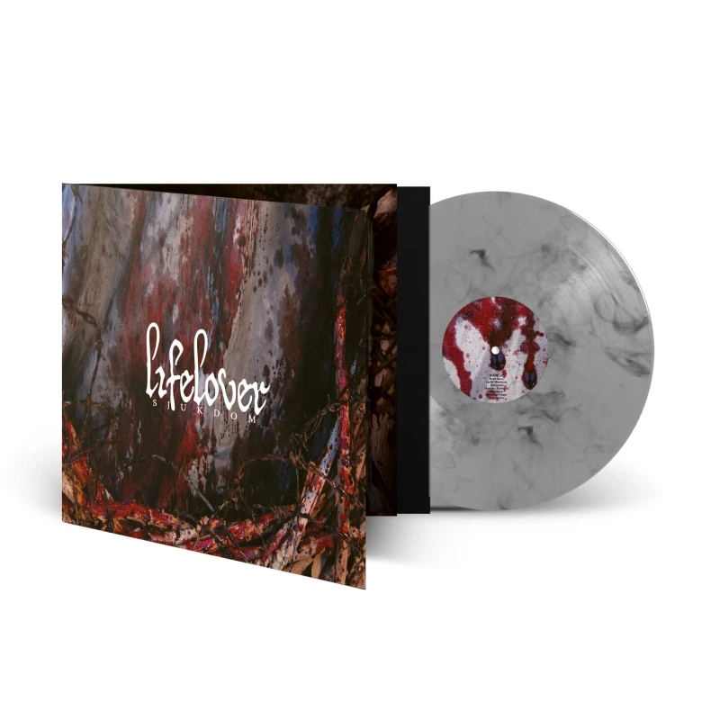 LIFELOVER · Sjukdom | SILVER/BLACK MARBLED LP (Depressive Black Metal Vinyl) · Picture 2