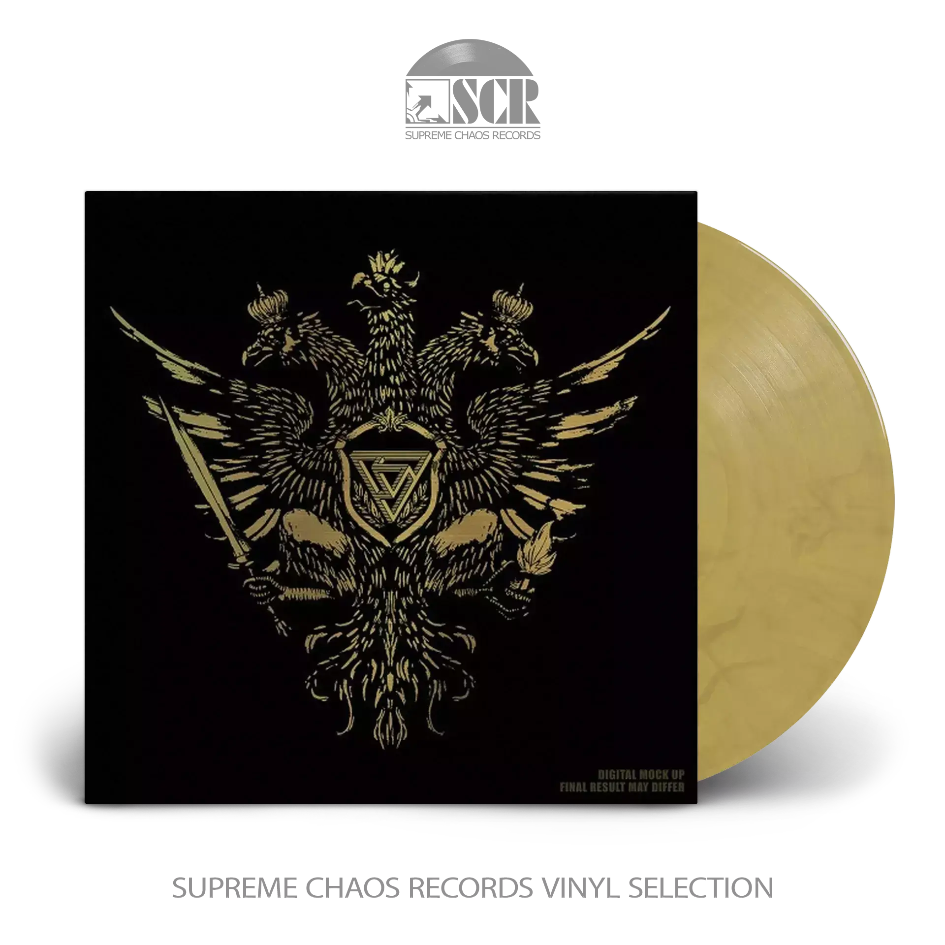 VLTIMAS - Epic · GOLD/BLACK MARBLED LP (Blackened Death Metal Vinyl)
