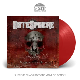 HATESPHERE · The Great Bludgeoning (B-Stock) | TRANSPARENT RED LP (Thrash Metal Vinyl)
