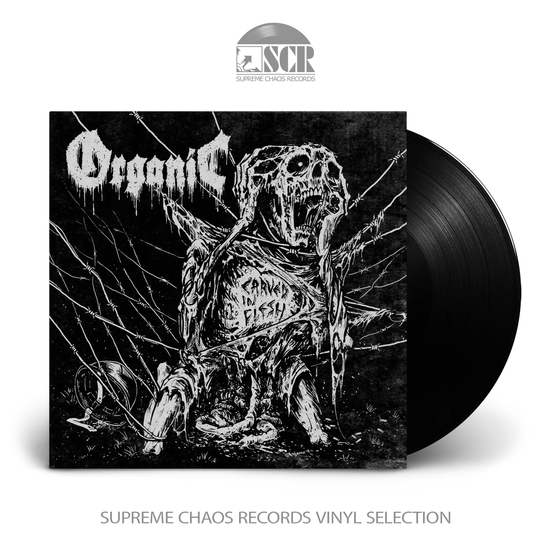 ORGANIC · Carved In Flesh | BLACK LP (Death Metal Vinyl)