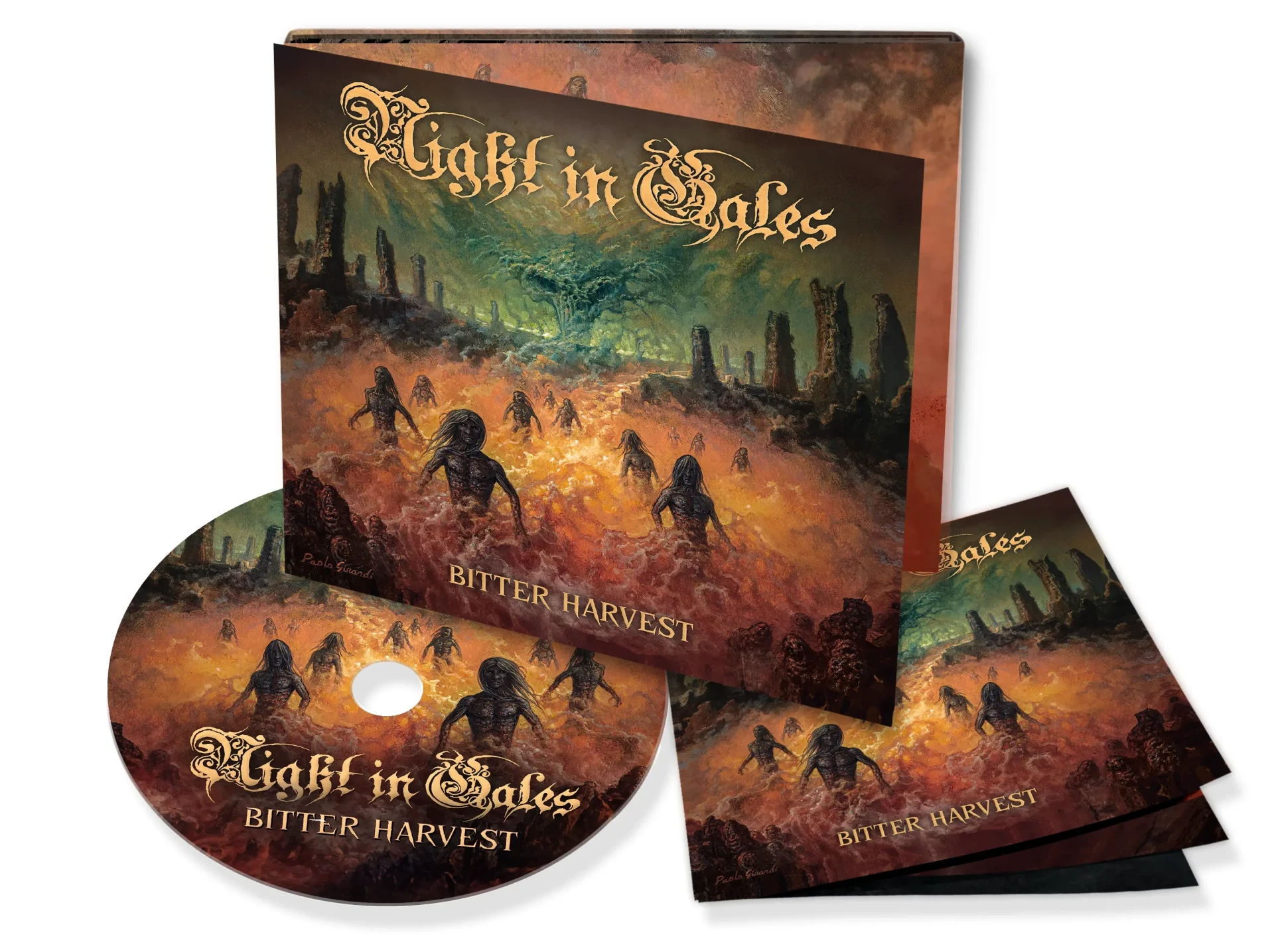 NIGHT IN GALES · Bitter Harvest | DIGIPAK CD (Death Metal CDs) · Picture 2