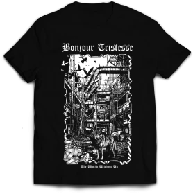 BONJOUR TRISTESSE · The World Without Us | DIGIPAK T-SHIRT BUNDLE (Black Metal CDs) · Picture 2