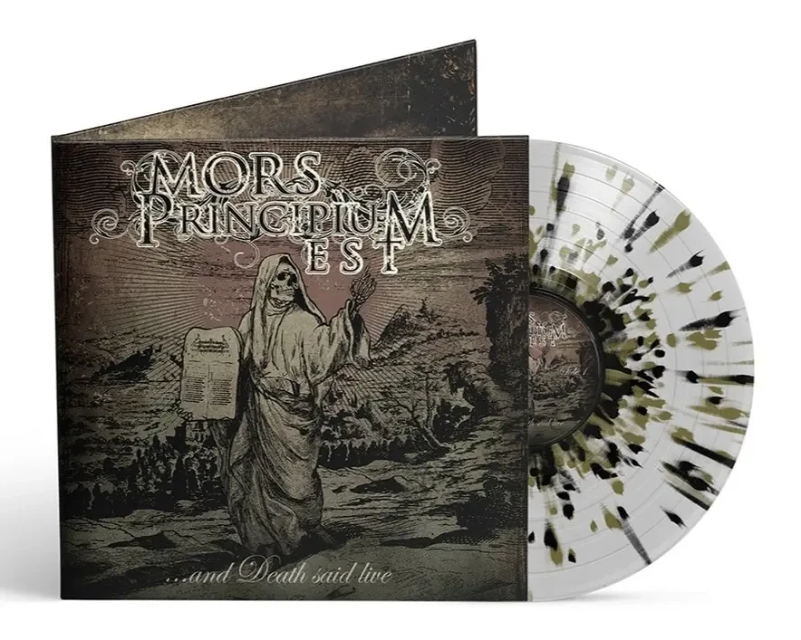 MORS PRINCIPIUM EST · And Death Said Live | CLEAR/BLACK/OLIVE SPLATTER LP (Melodic Death Metal Vinyl) · Picture 2