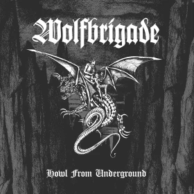 WOLFBRIGADE · Howl From Underground | CLEAR/BLACK/WHITE SPLATTER LP (Crust Punk/Death Metal Vinyl) · Picture 1