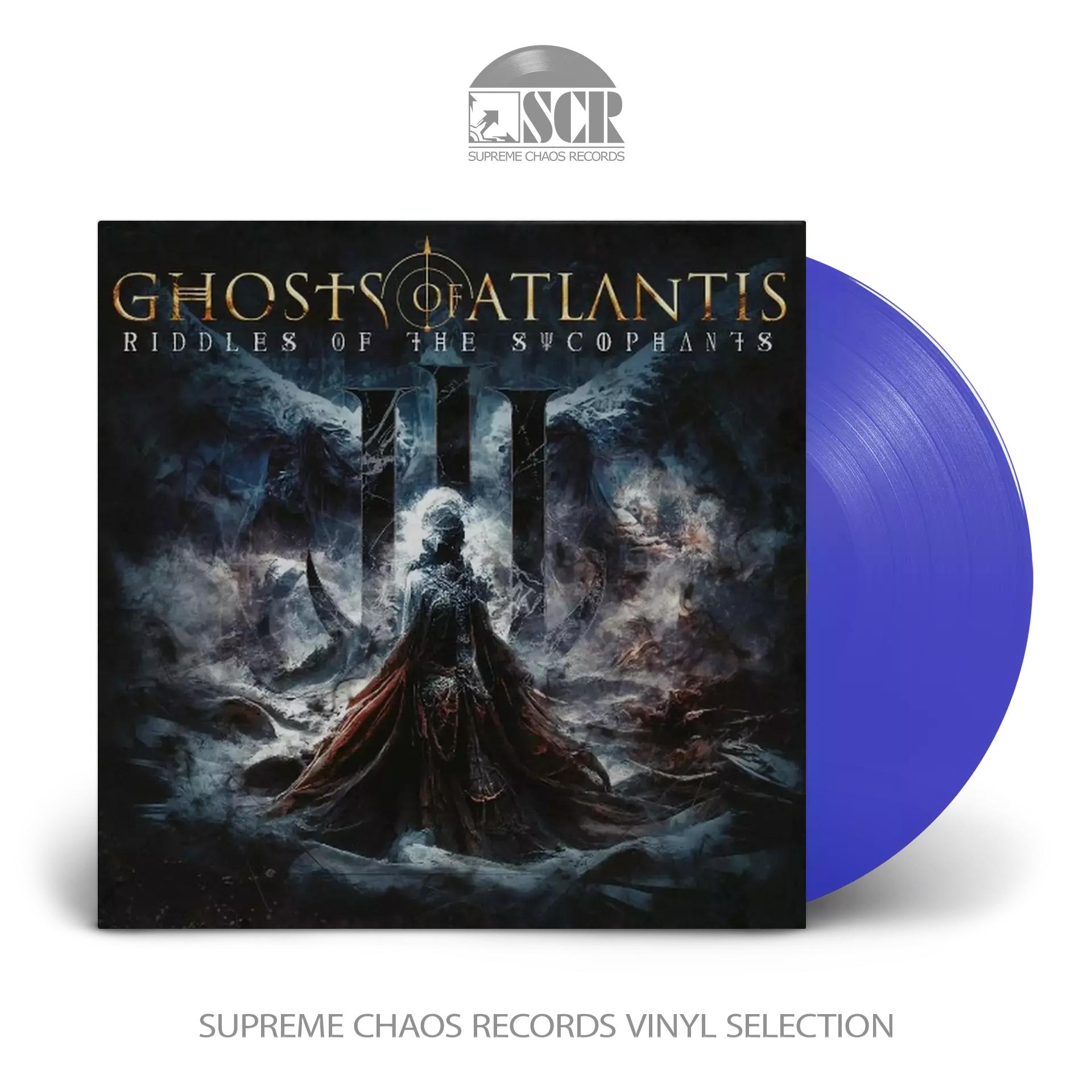 GHOSTS OF ATLANTIS · Riddles Of The Sycophants | BLUE LP (Melodic Death Metal Vinyl)
