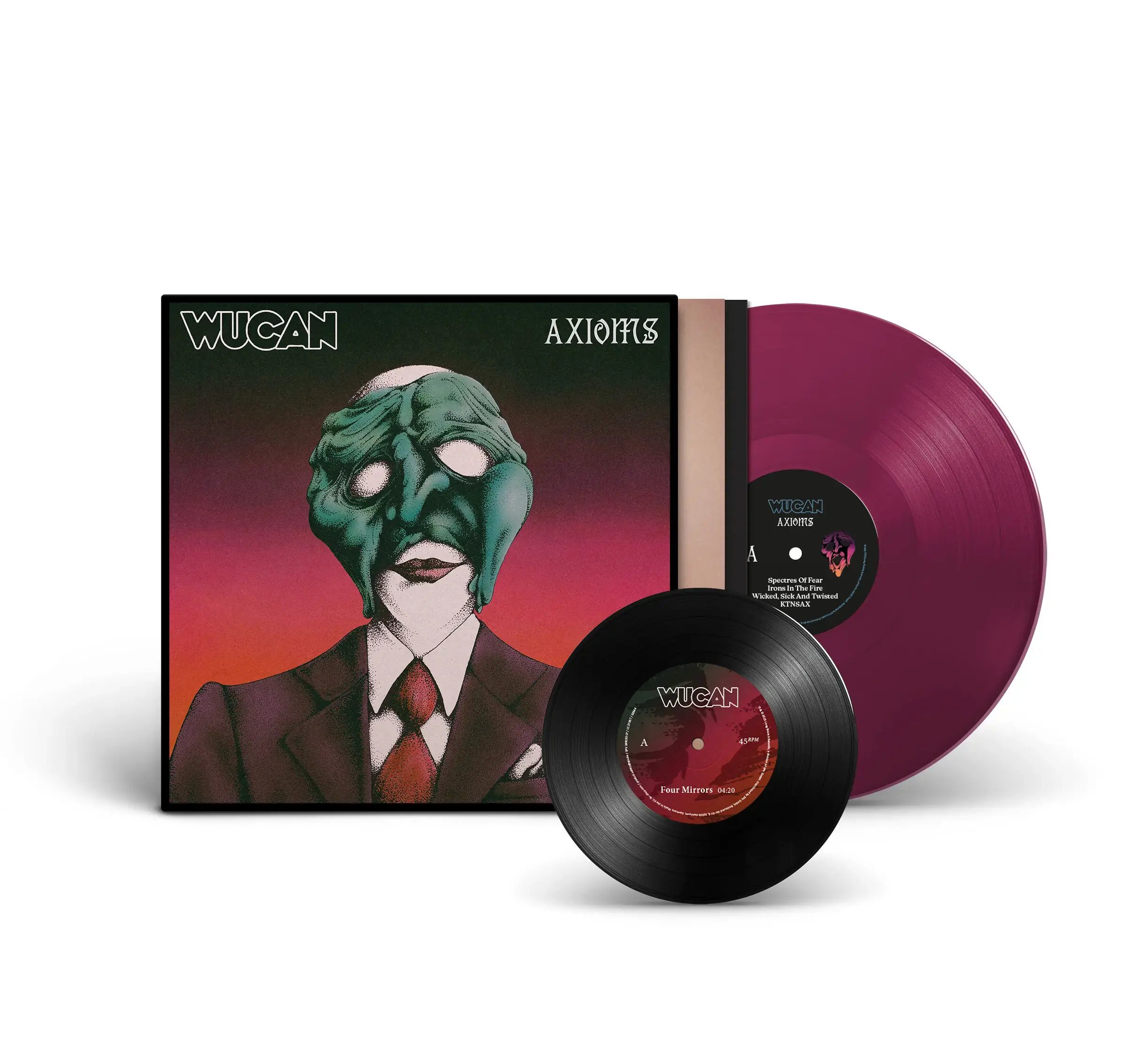 WUCAN · Axioms (Collectors Edition) | VIOLA LP+7" (Hard Rock/Progressive Rock Vinyl) · Picture 2