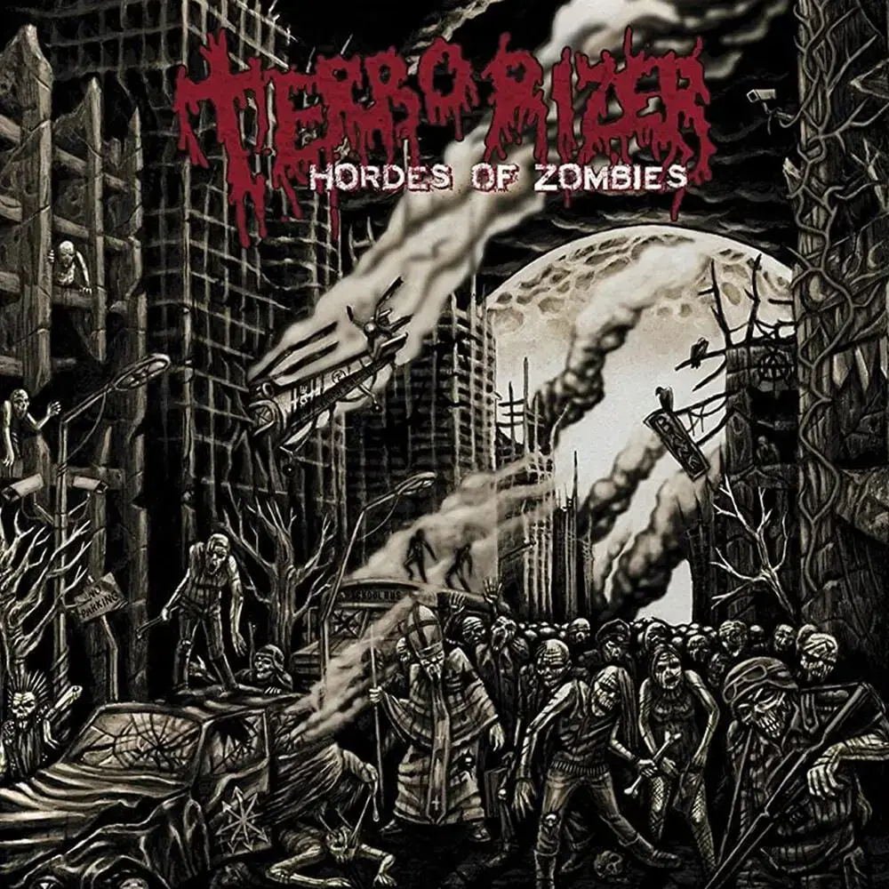 TERRORIZER · Hordes of Zombies | CURACAO BLUE LP (Grindcore/Death Metal Vinyl) · Picture 1
