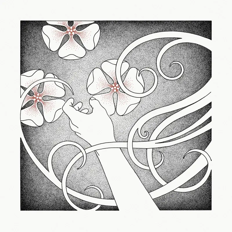WHISPERING VOID · At The Sound Of The Heart | BLACK LP (Nordic Folk Vinyl) · Picture 1