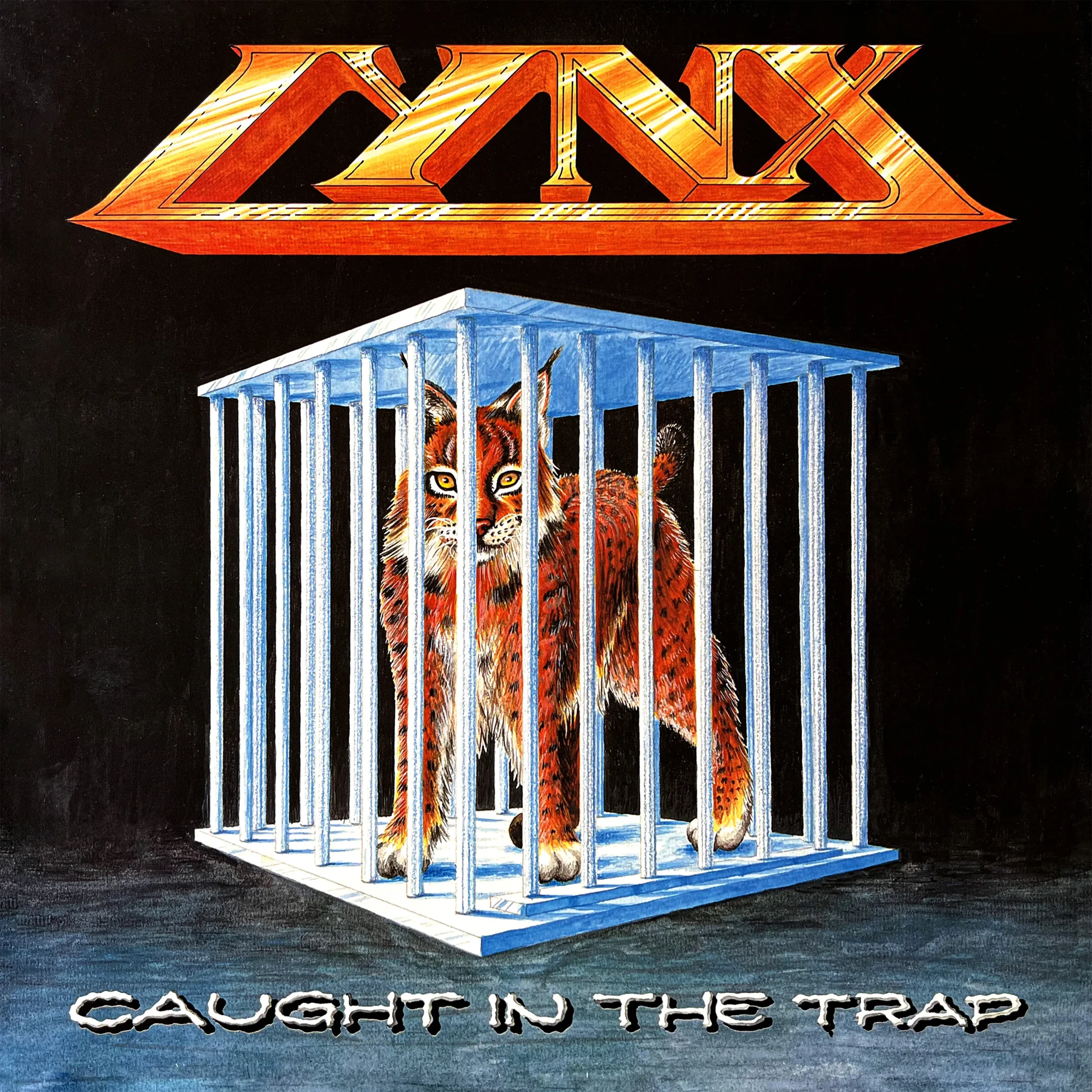 LYNX - Caught in the trap · BLAZING ORANGE LP (Heavy Metal Vinyl) · Picture 1