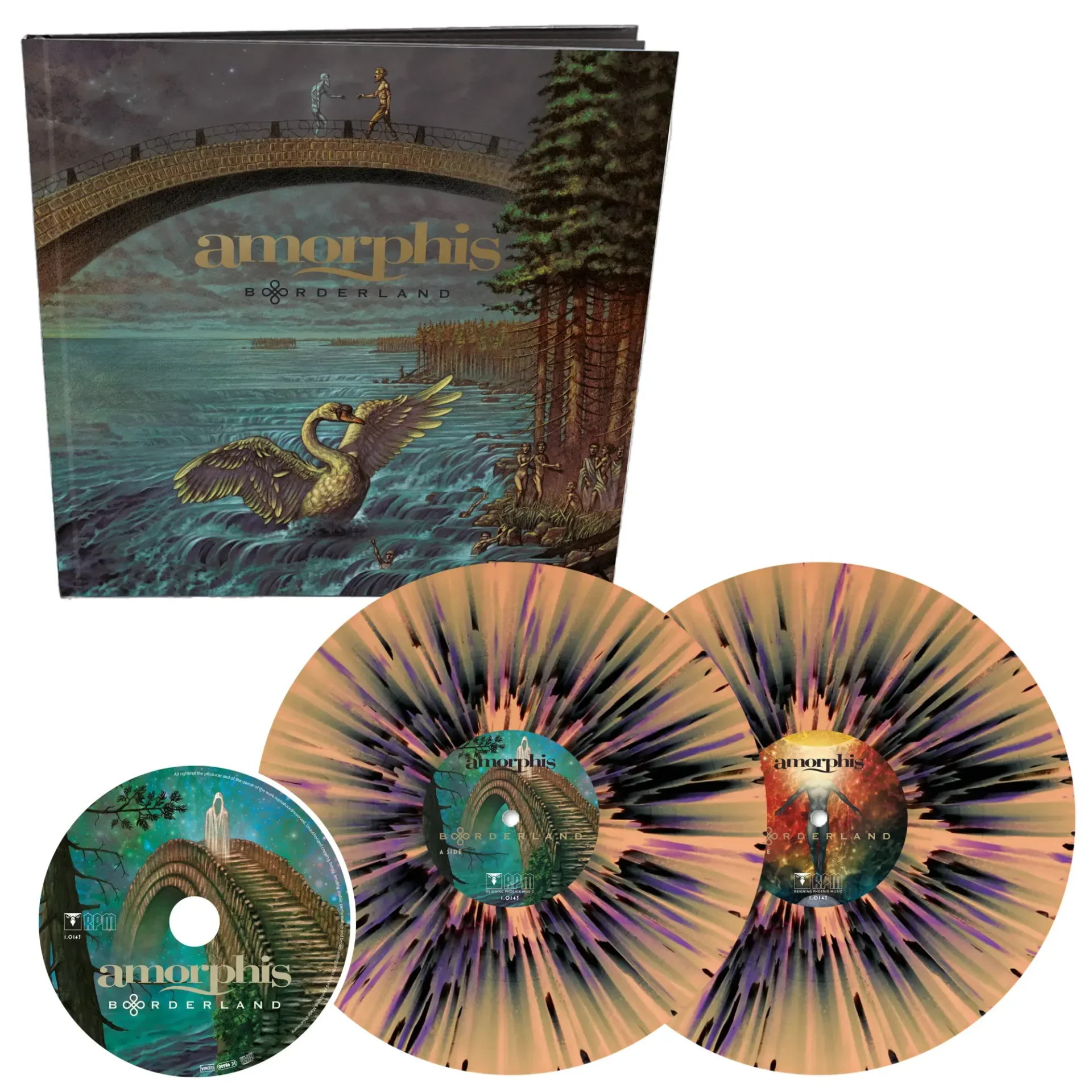 AMORPHIS - Borderland · DELUXE VINYL EARBOOK CD+2LP (Heavy Metal/Gothic Metal/Death Metal Vinyl)