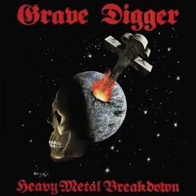 GRAVE DIGGER · Heavy Metal Breakdown | RED/BLACK SPLATTER LP (Heavy Metal Vinyl) · Picture 1