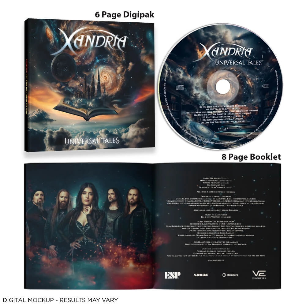 XANDRIA · Universal Tales | DIGIPAK CD (Symphonic Metal CDs) · Picture 2