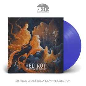 RED ROT · Borders Of Mania | TRANSPARENT BLUE LP (Death Metal Vinyl)