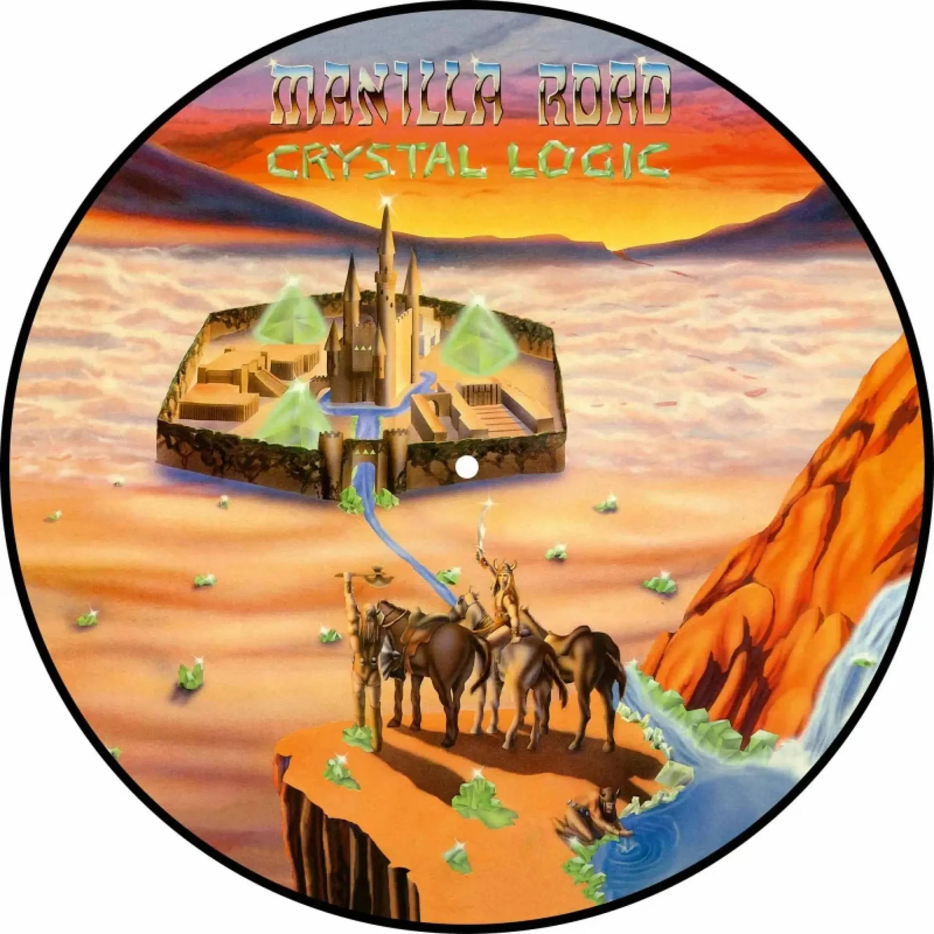 MANILLA ROAD - Crystal Logic · PICTURE LP (Heavy Metal Vinyl)