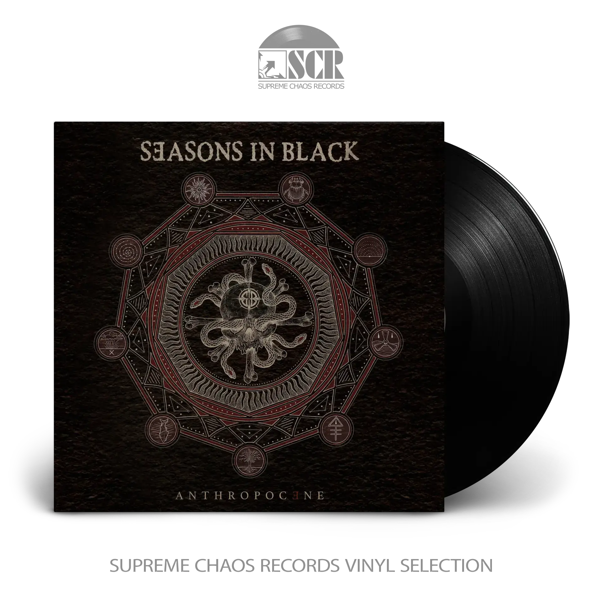SEASONS IN BLACK - Anthropocene · BLACK LP (Death Metal Vinyl)