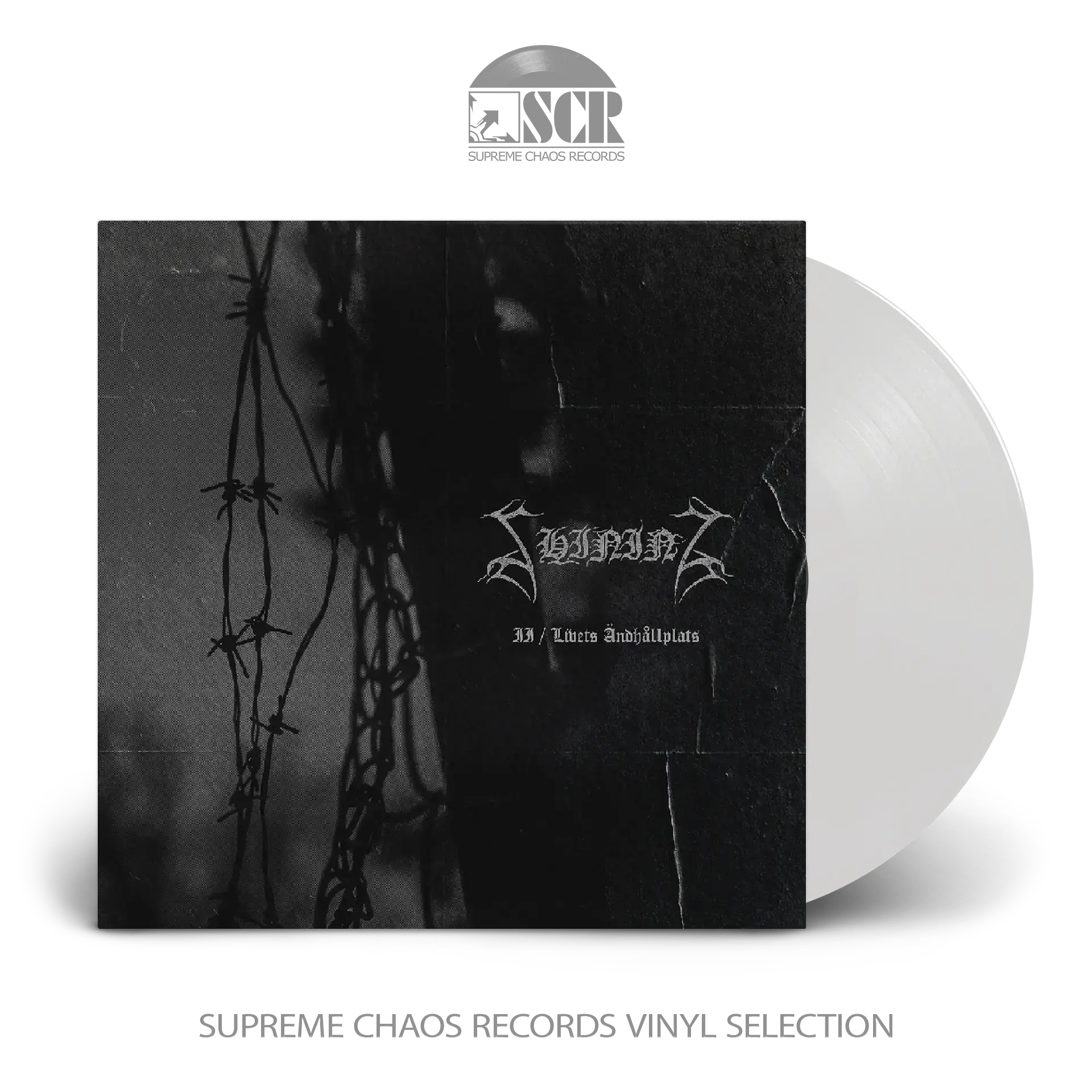 SHINING · II / Livets Ändhållplats | WHITE LP (Black Metal Vinyl)
