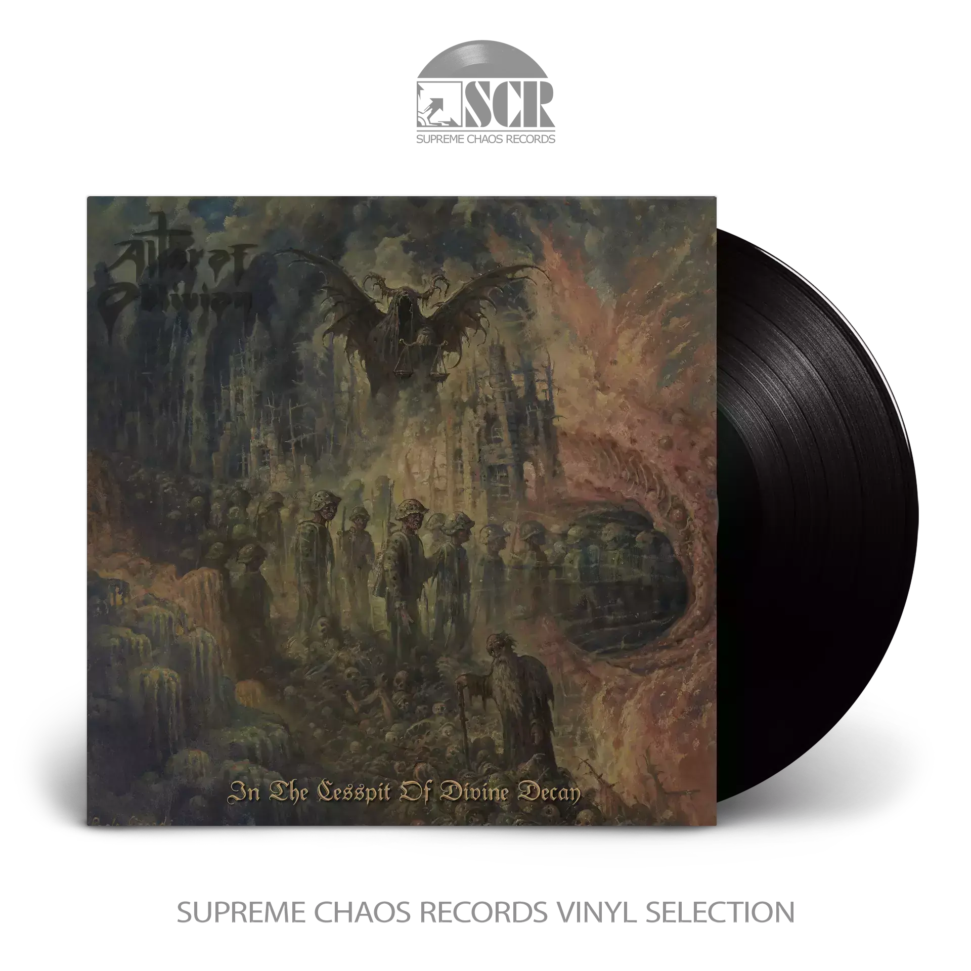 ALTAR OF OBLIVION · In The Cesspit Of Divine Decay | BLACK LP (Doom Metal Vinyl)