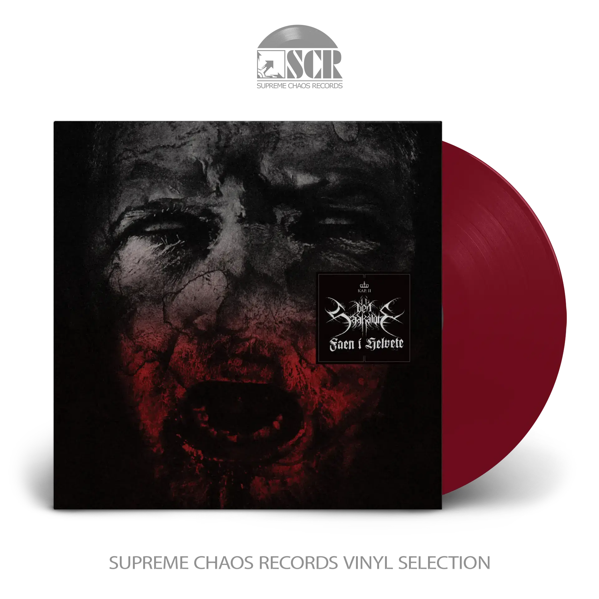 DEN SAAKALDTE · Kapitel II: Faen I Helvete | RED LP (Black Metal Vinyl)