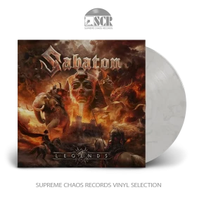 SABATON · Legends (Templars Edition) | WHITE MARBLED LP (Power Metal Vinyl)