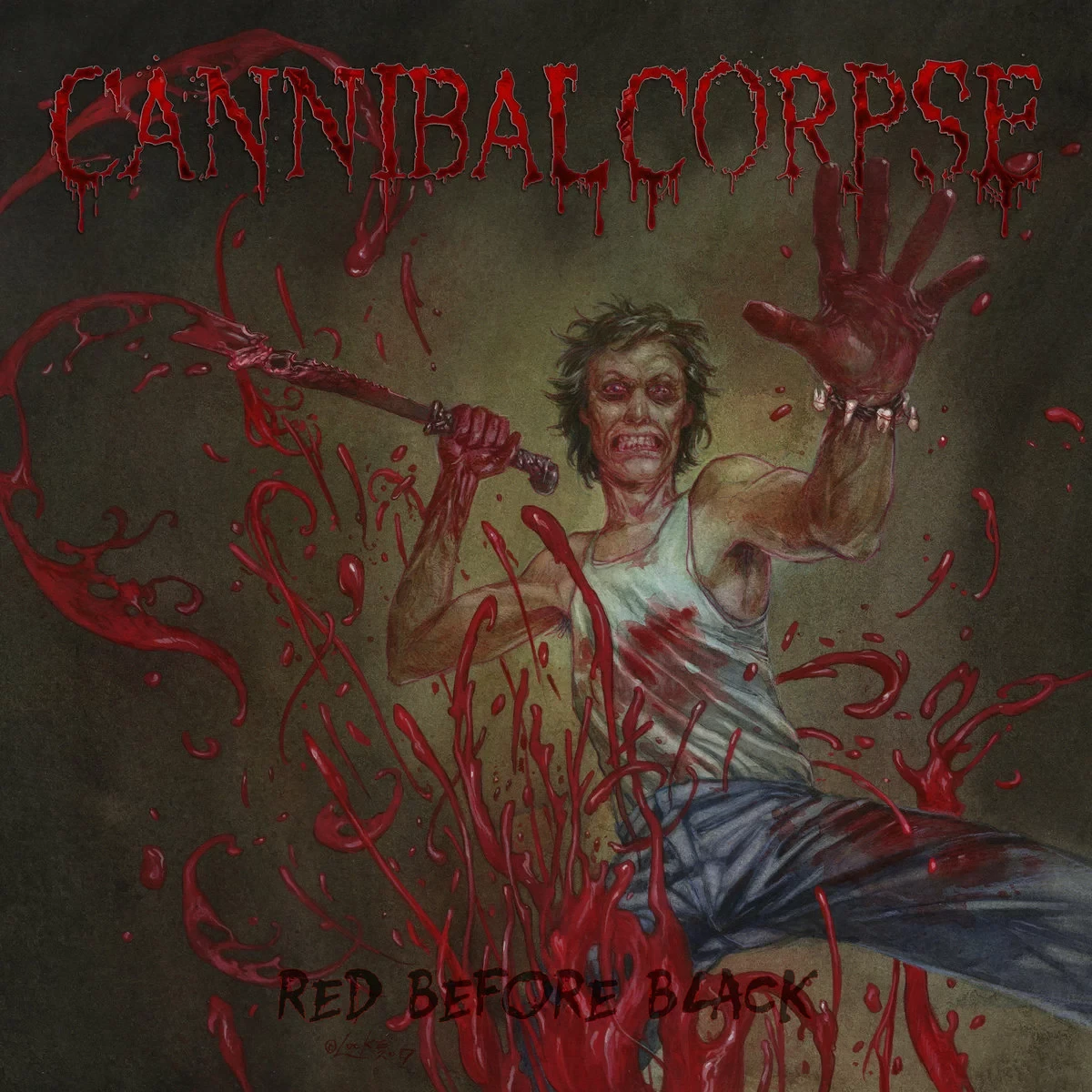 CANNIBAL CORPSE · Red Before Black | BLACK LP (Death Metal Vinyl) · Picture 1