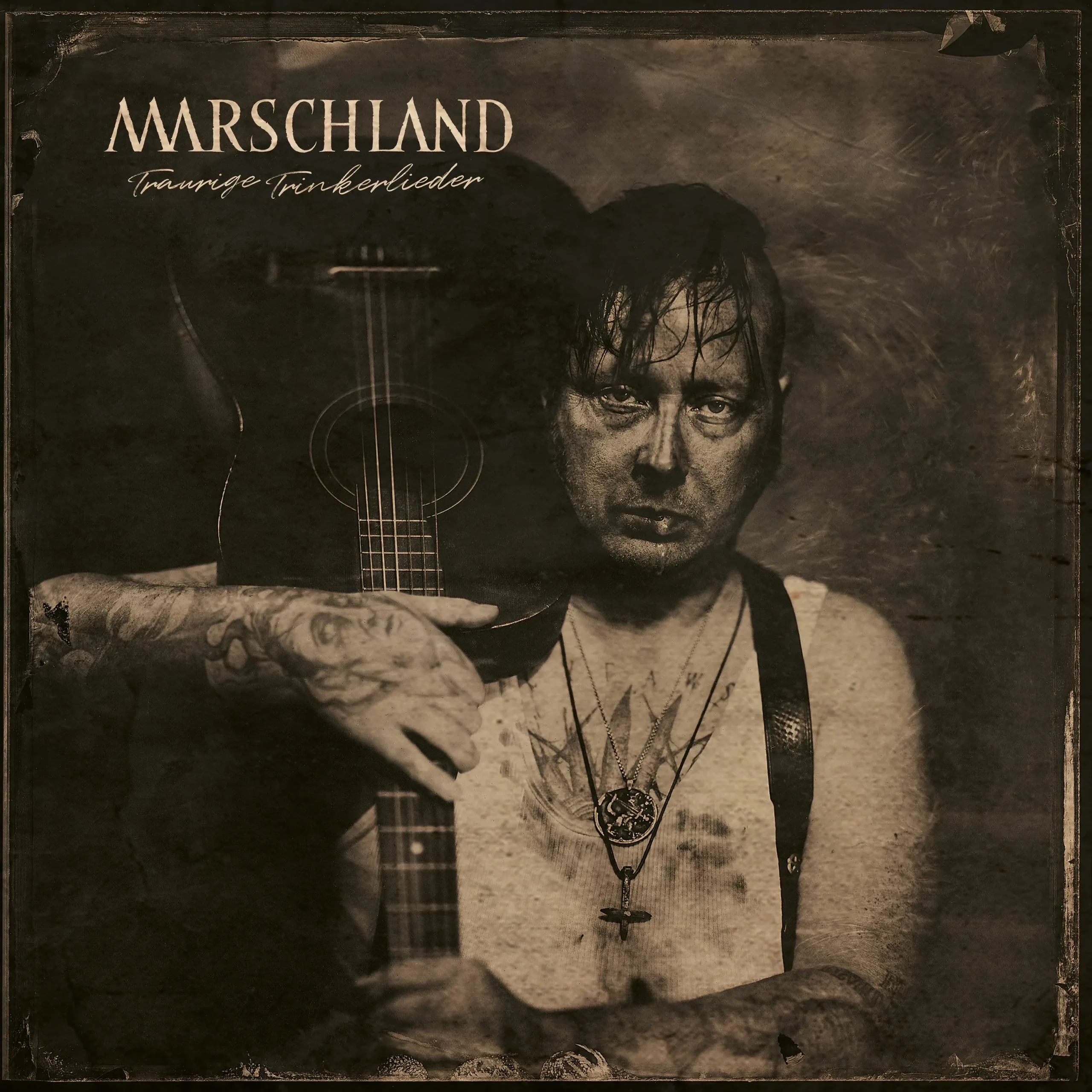 MARSCHLAND - Traurige Trinkerlieder · BLACK LP (Dark Folk Vinyl) · Picture 1