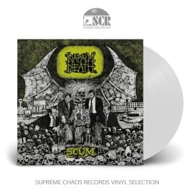 NAPALM DEATH · Scum | WHITE LP (Grindcore/Death Metal Vinyl) · Picture 2
