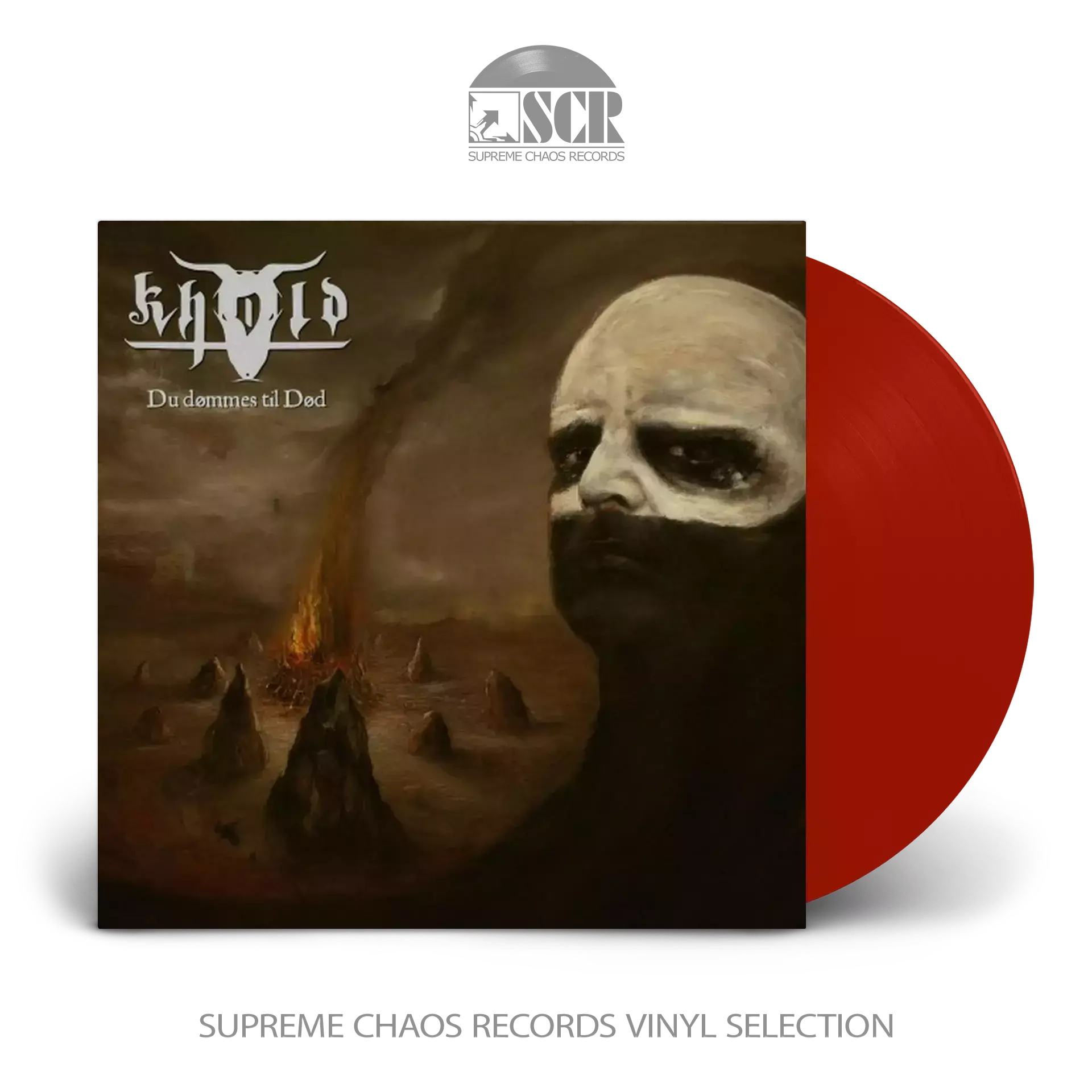 KHOLD · Du Dommes Til Dod (Alternative Cover) | OXBLOOD RED LP (Dark Black Metal Vinyl)