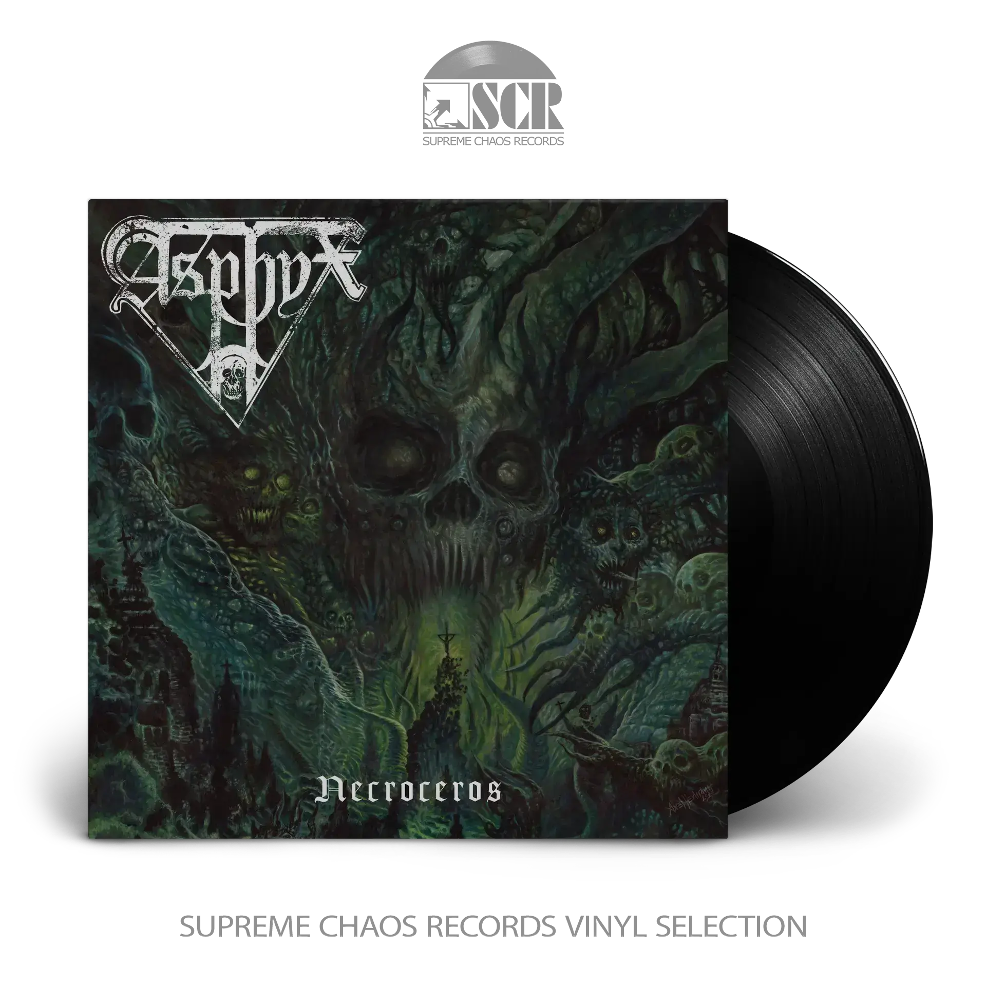 ASPHYX · Necroceros | BLACK LP (Death Metal Vinyl)