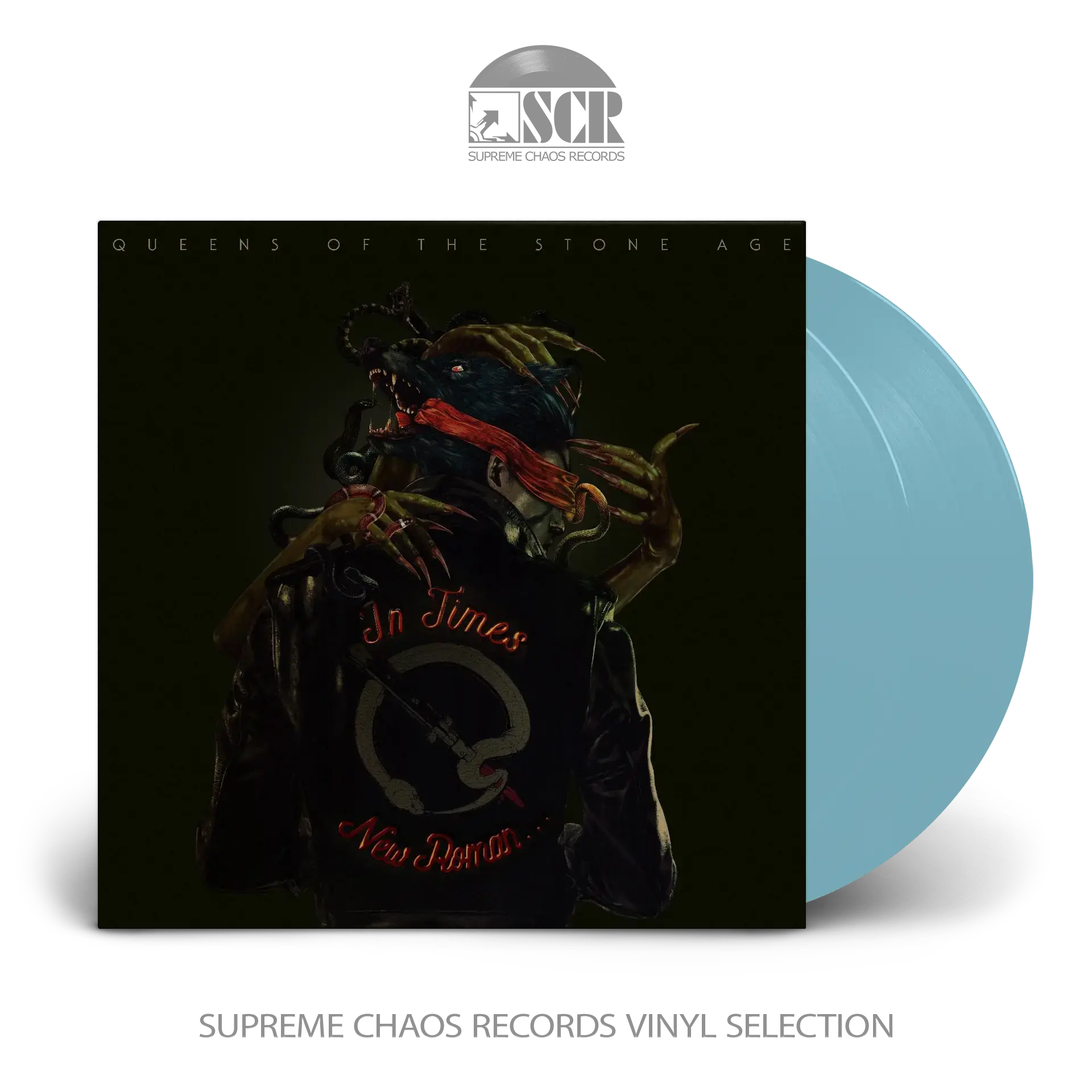 QUEENS OF THE STONE AGE · In Times New Roman... | TRANSPARENT BLUE 2LP (Alternative Rock Vinyl)