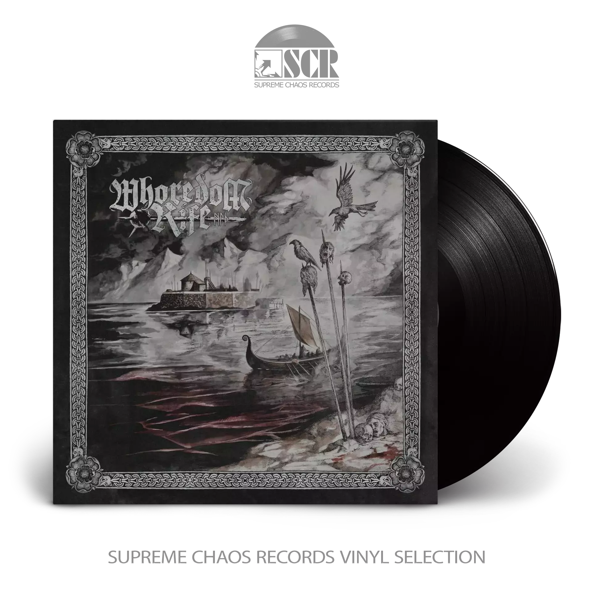 WHOREDOM RIFE · Nid: Hymner Av Hat | BLACK LP (Black Metal Vinyl)