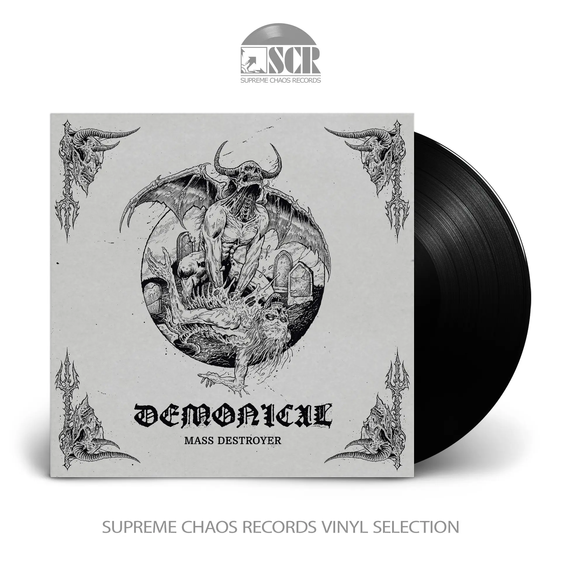 DEMONICAL - Mass Destroyer · BLACK LP (Death Metal Vinyl)