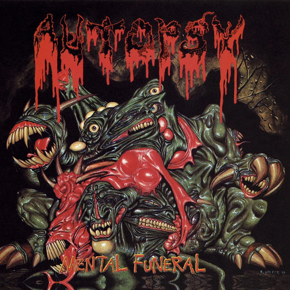 AUTOPSY · Mental Funeral | CLEAR LP (Death Metal Vinyl) · Picture 1