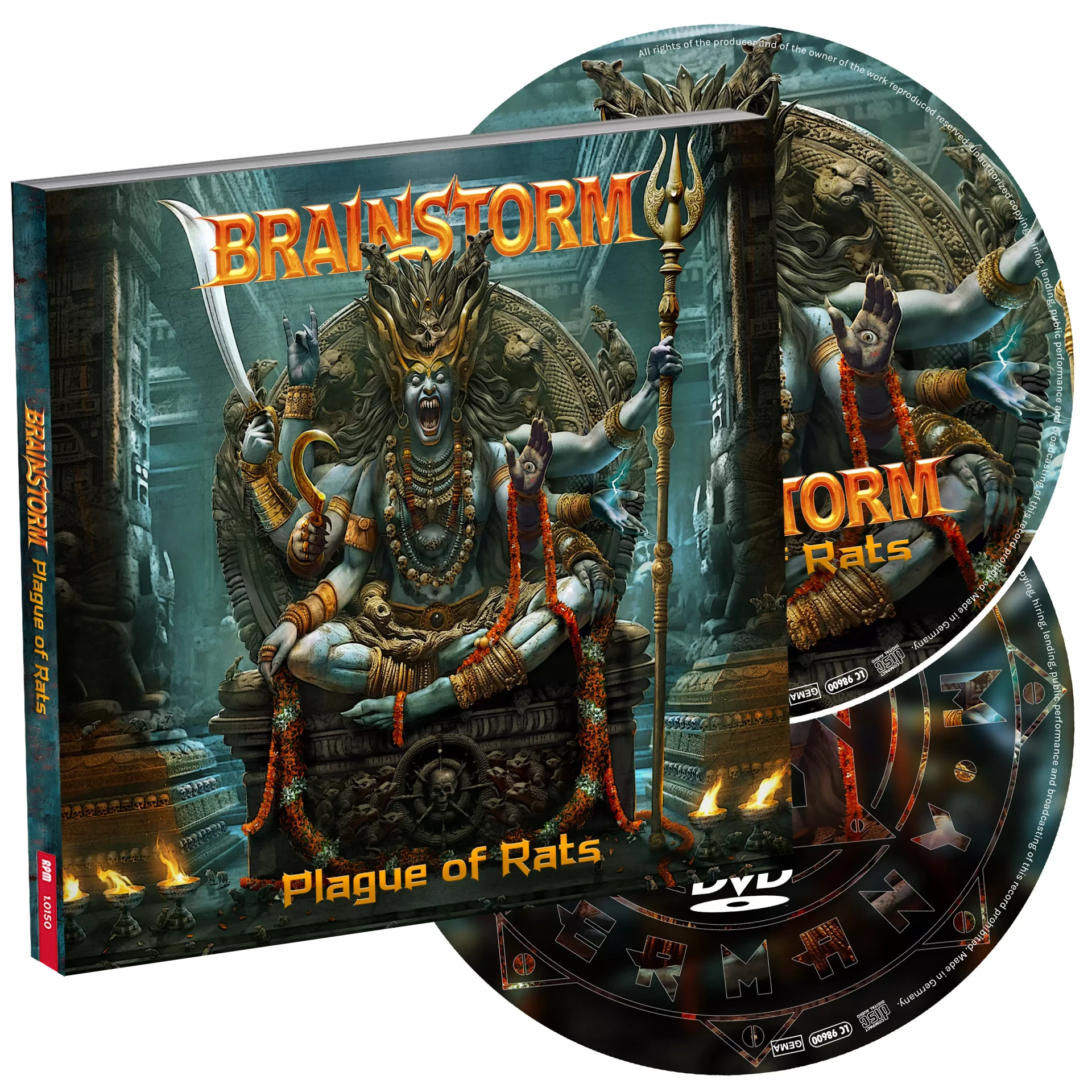 BRAINSTORM · Plague Of Rats | CD/DVD DIGIPAK (Power Metal CDs)