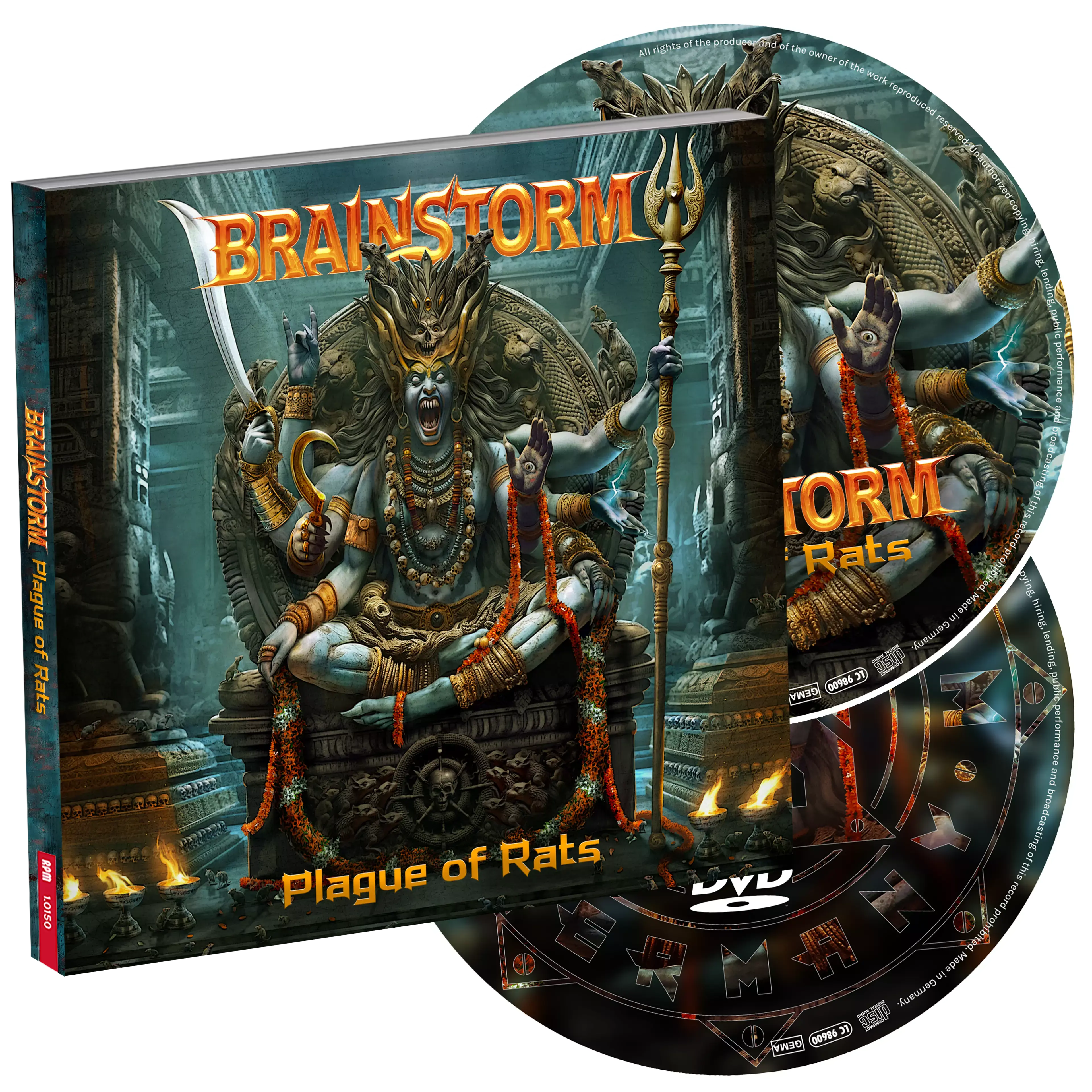 BRAINSTORM - Plague Of Rats · CD/DVD DIGIPAK (Power Metal CDs)