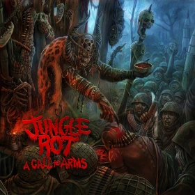 JUNGLE ROT · A Call to Arms | BLOOD RED BLEND LP (Heavy Metal Vinyl) · Picture 1