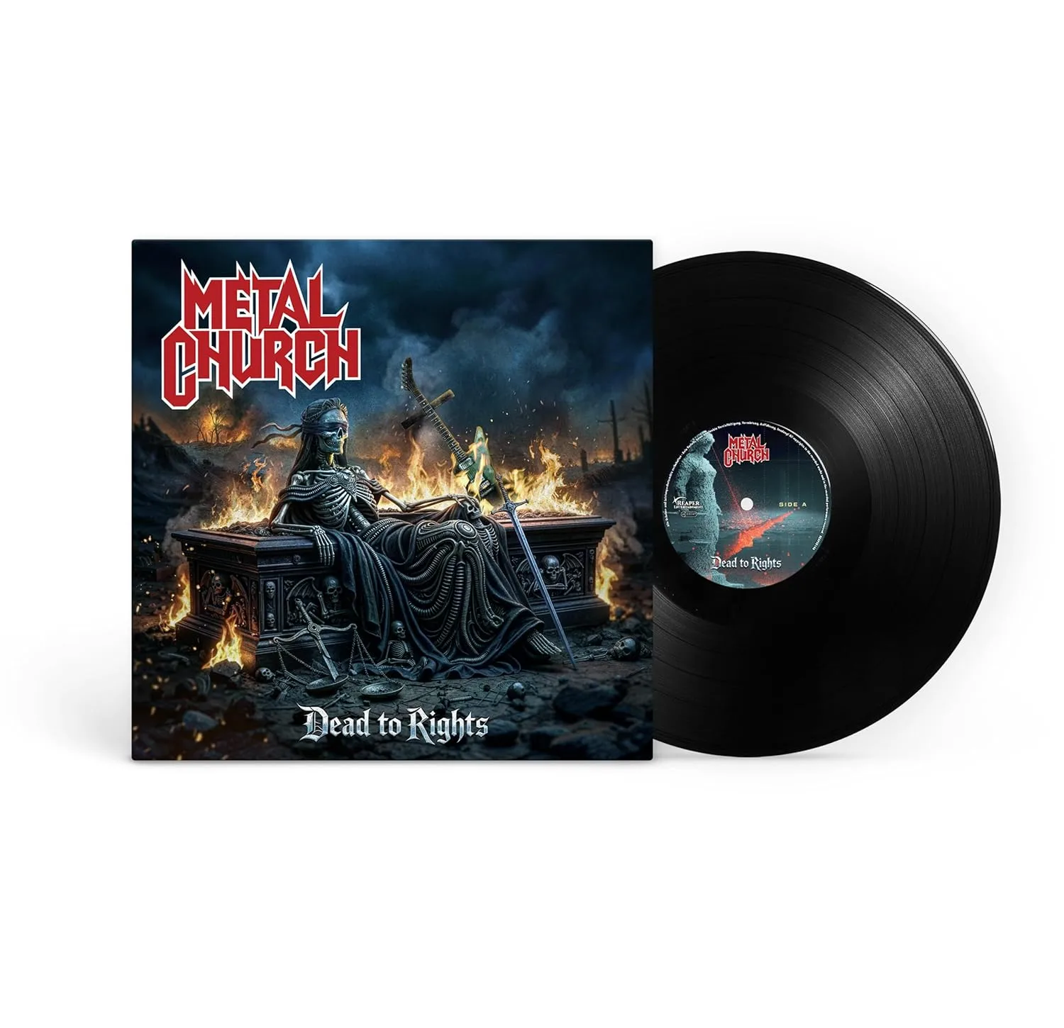 METAL CHURCH · Dead To Rights | BLACK LP (Heavy Metal Vinyl) · Picture 3