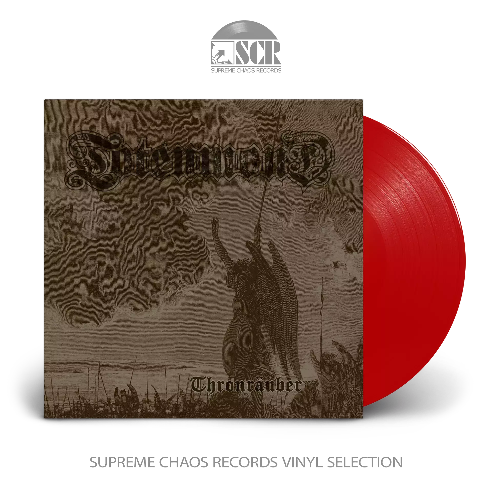 TOTENMOND · Thronräuber | RED LP (Death Metal Vinyl)