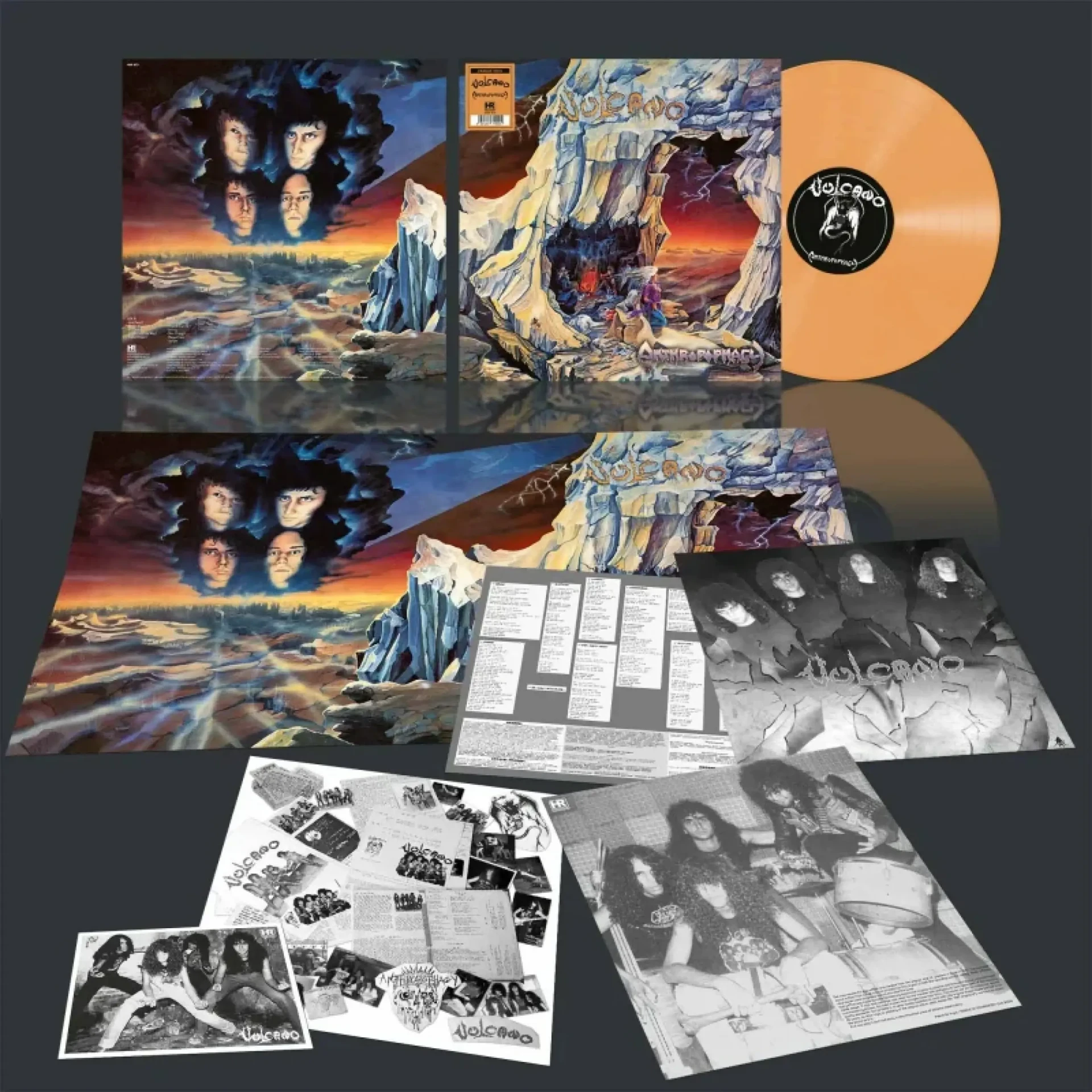 VULCANO · Anthropophagy | ORANGE LP (Thrash Metal Vinyl)