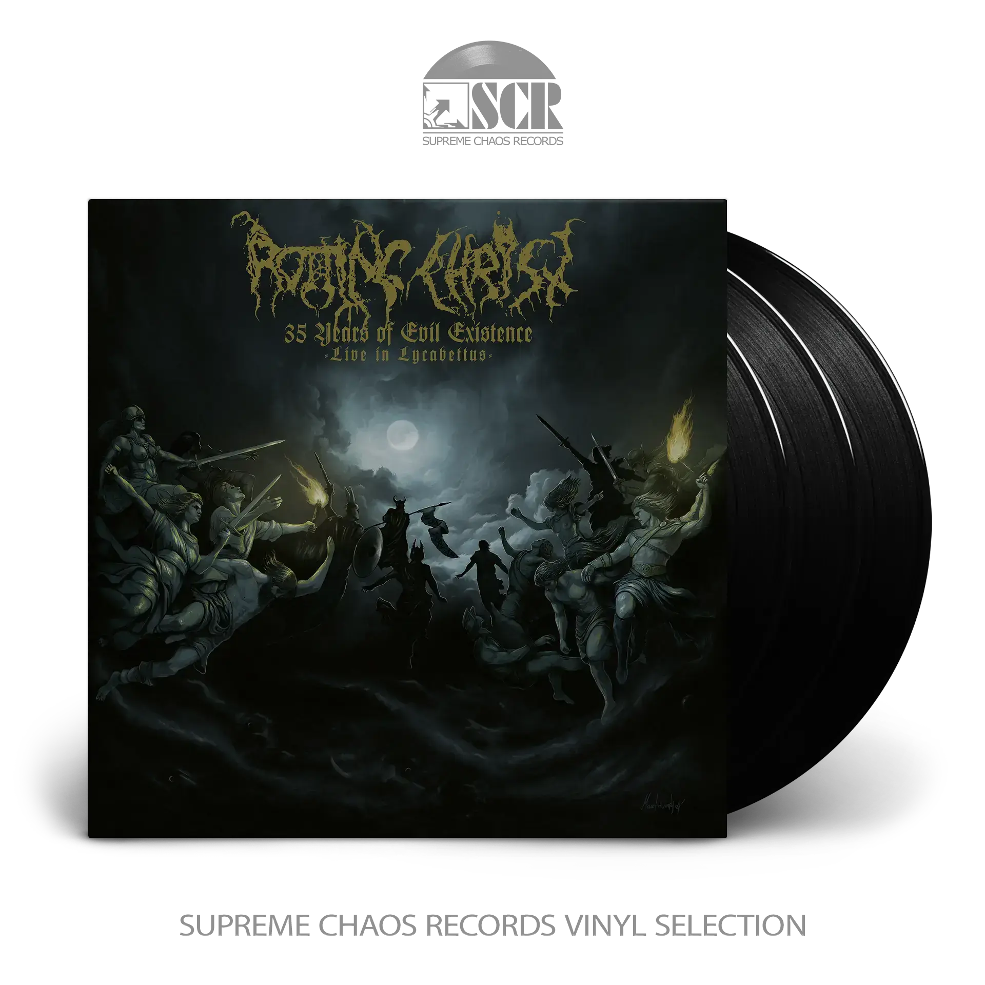 ROTTING CHRIST - 35 Years Of Evil Existence - Live In Lycabettus · BLACK 3LP (Black Metal/Death Metal Vinyl)