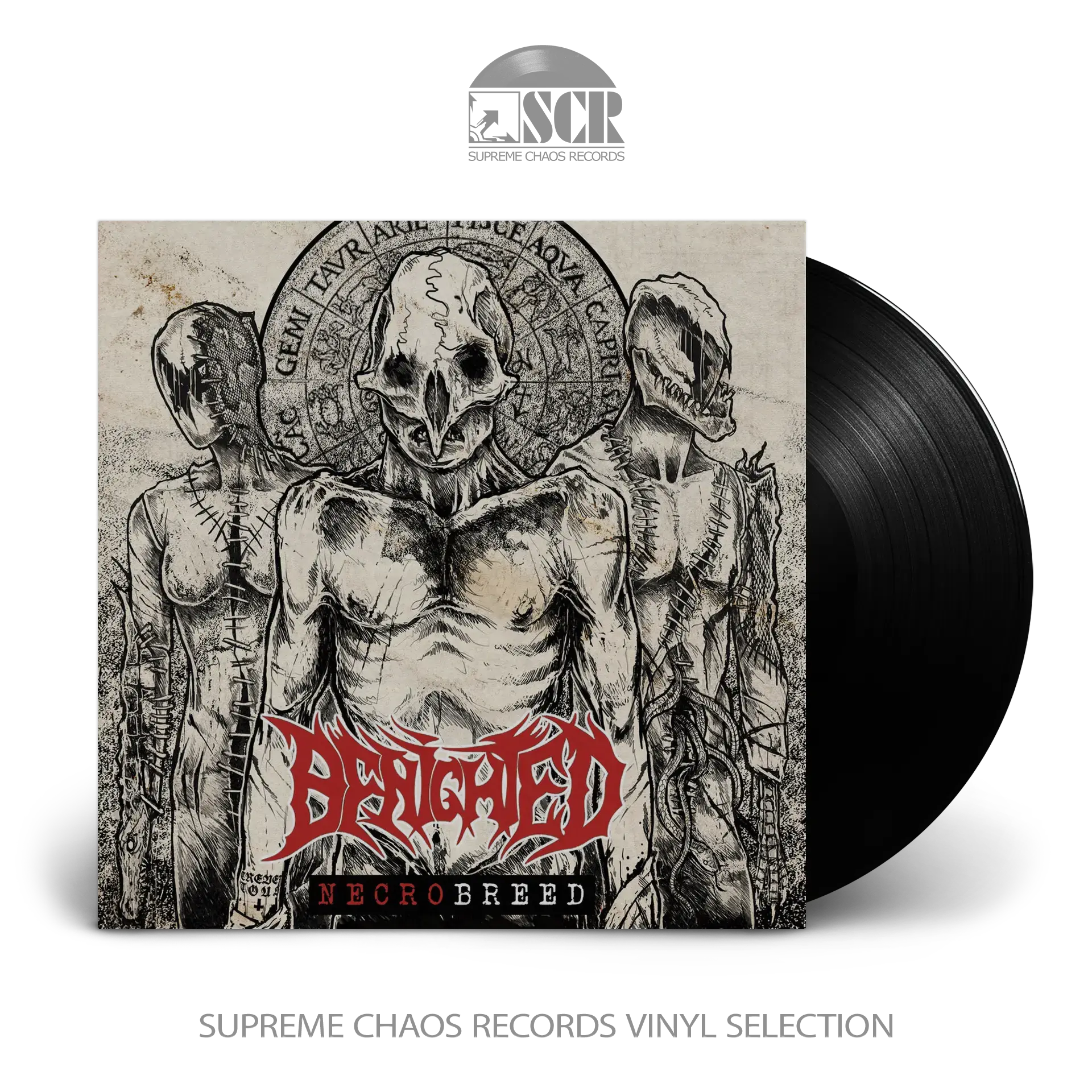 BENIGHTED · Necrobreed | BLACK LP (Death Metal Vinyl)