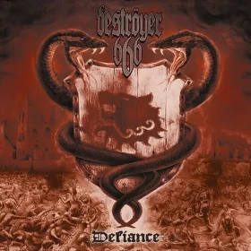 DESTRÖYER 666 · Defiance | GOLD/ORANGE LP (Thrash Metal/Black Metal Vinyl) · Picture 1