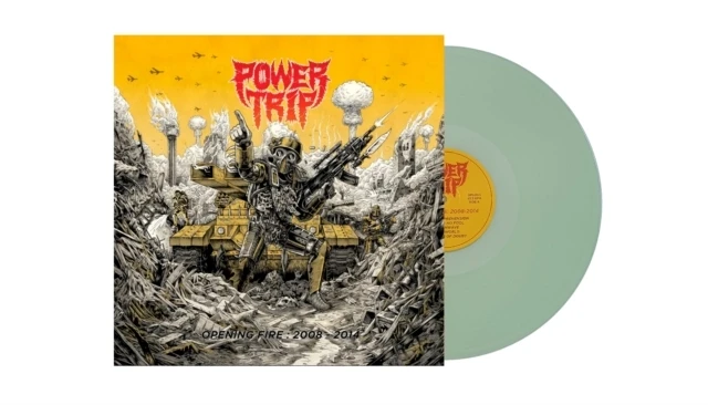 POWER TRIP · Opening Fire: 2008-2014 | COKE BOTTLE CLEAR GREEN LP (Thrash Metal Vinyl)