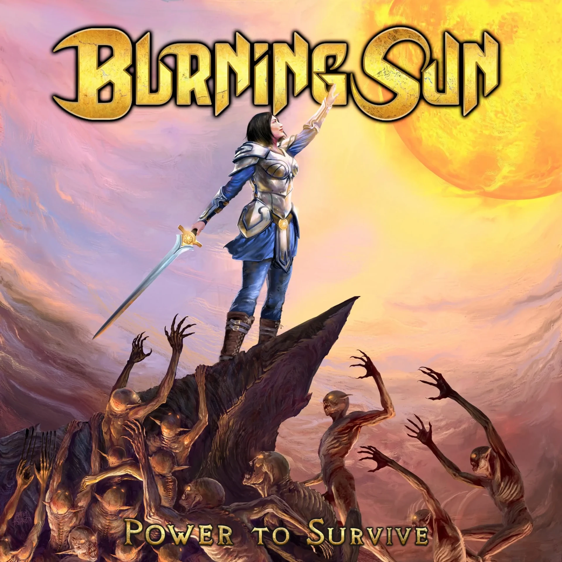 BURNING SUN - Power To Survive [CD] (Hardrock CDs)