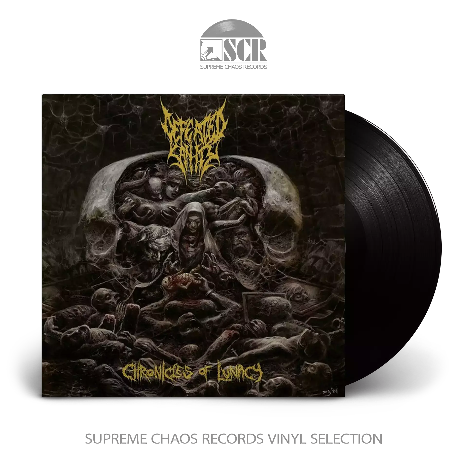 DEFEATED SANITY · Chronicles of Lunacy | BLACK LP (Death Metal/Grindcore Vinyl)
