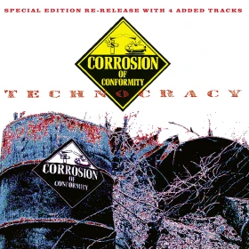 CORROSION OF CONFORMITY · Technocracy [RED/WHITE] | LP (Hardcore/Sludge Vinyl) · Picture 1