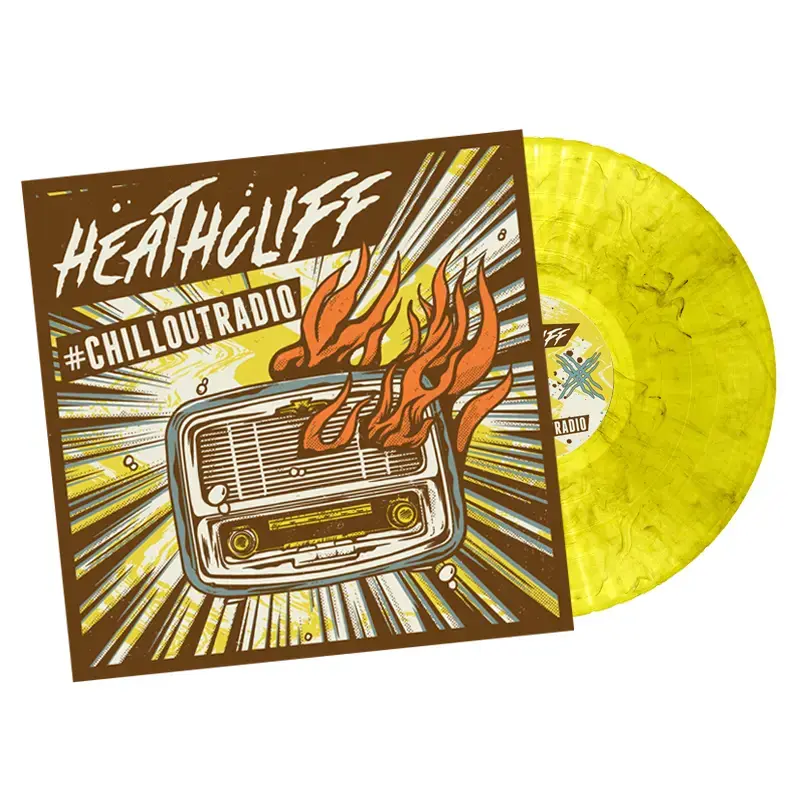 HEATHCLIFF · #chilloutradio | YELLOW TRANSPARENT MARBLED LP (Punk Rock Vinyl)