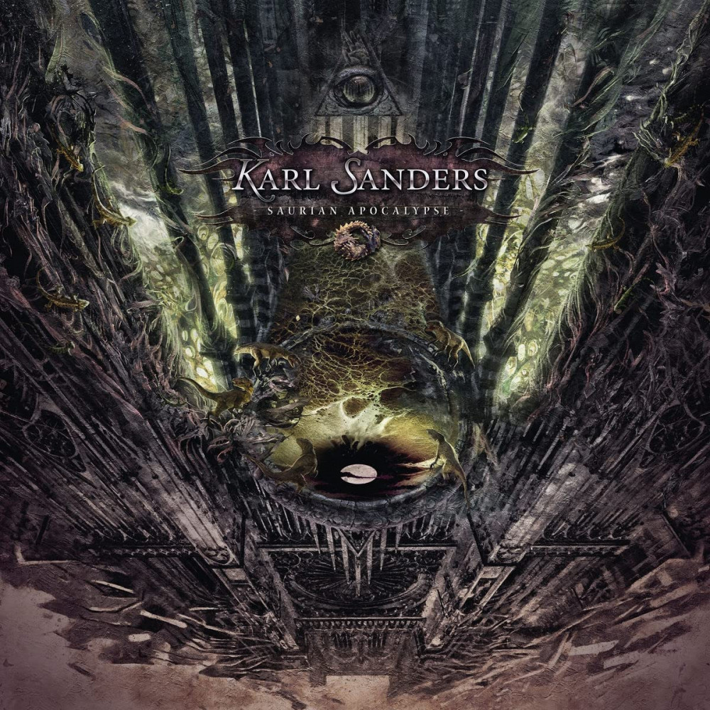 KARL SANDERS · Saurian Apocalypse | EVIL GREEN DLP (Rock Vinyl) · Picture 1
