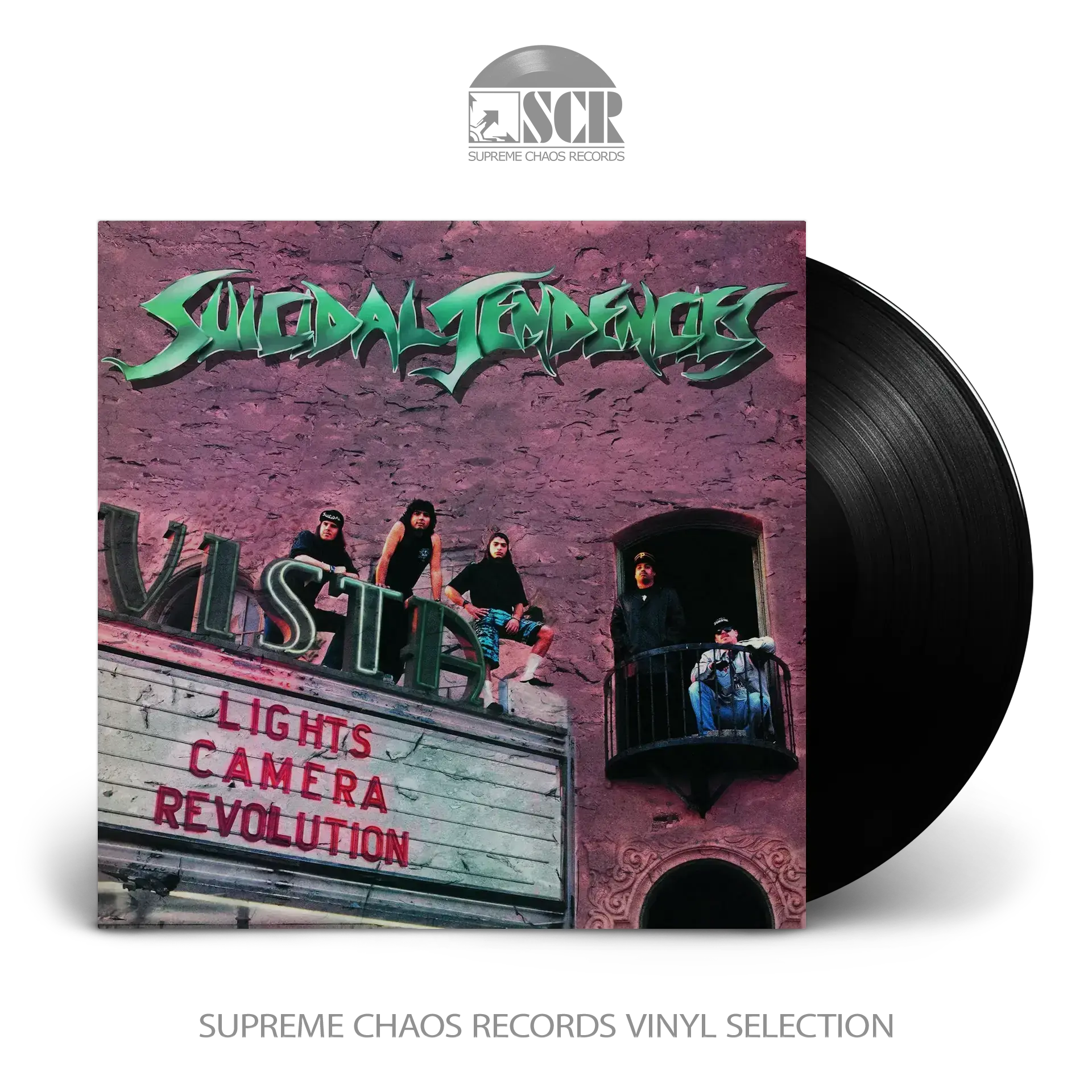 SUICIDAL TENDENCIES · Lights Camera Revolution | BLACK LP (Hardcore Punk Vinyl)
