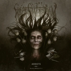 NACHTMYSTIUM · Addicts - Black Meddle Pt. II | BLUE/GREEN MARBLED 2LP (Black Metal Vinyl) · Picture 1