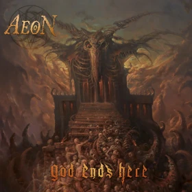 AEON · God Ends Here | BLACK LP (Death Metal Vinyl) · Picture 1